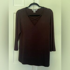 Peter Nygard Classic Black Top